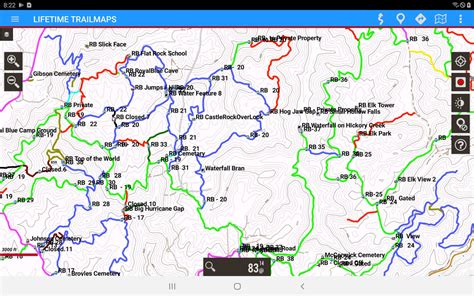 Lifetime trail maps - It boasts a list of over 400,000 trail maps in its database and is used by more than 10 million outdoor enthusiasts each year. Upon opening the app, you’ll be greeted by a list of nearby hiking, biking, and running trails. Scroll through and you’ll find plenty of trail options, each categorized by difficulty level as well as user ratings. ...